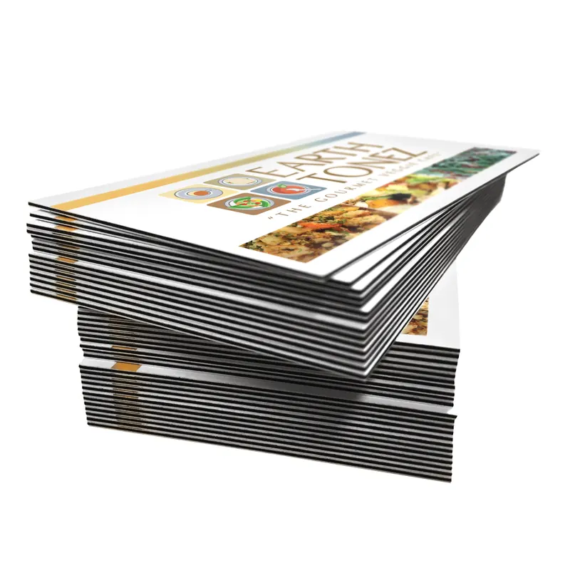 Black edge cards, layered stock
