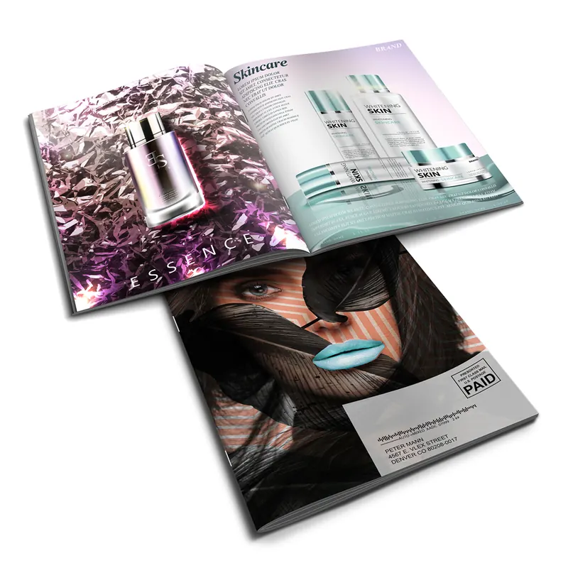 Saddle-stitched booklets