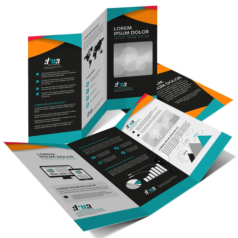 Tri-fold brochures