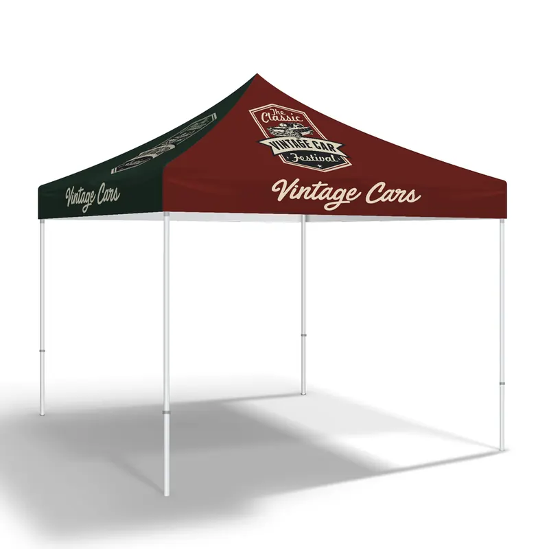 Printed canopy tent