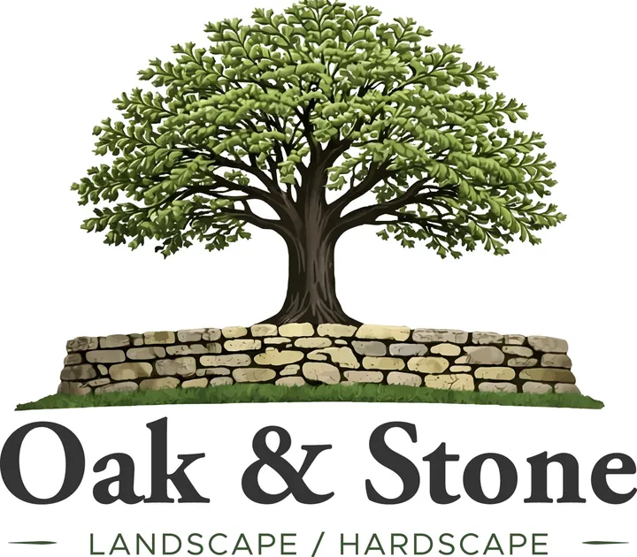 Oak & Stone landscape and hardscape logo