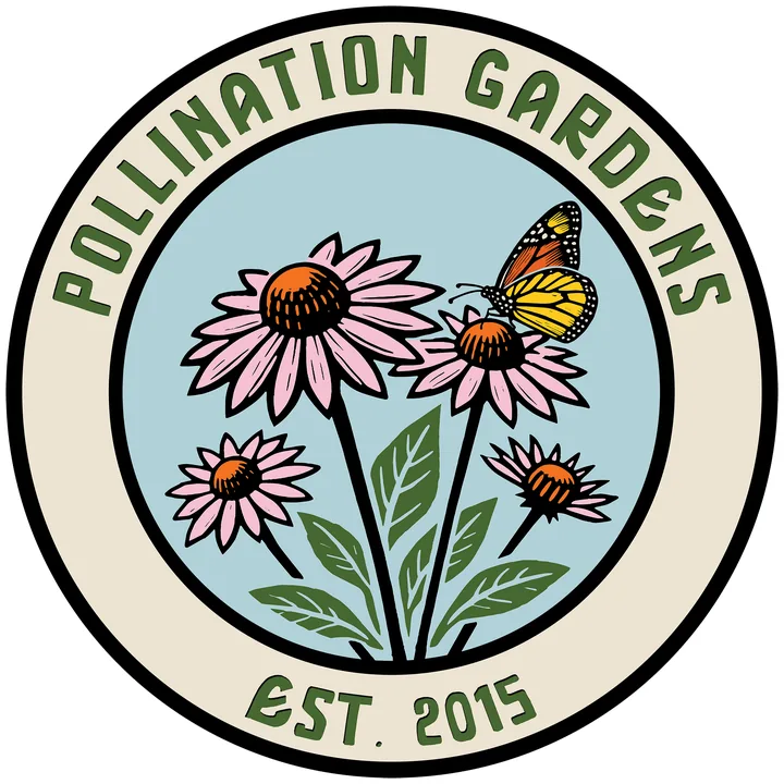 Pollination Gardens Est. 2015 logo